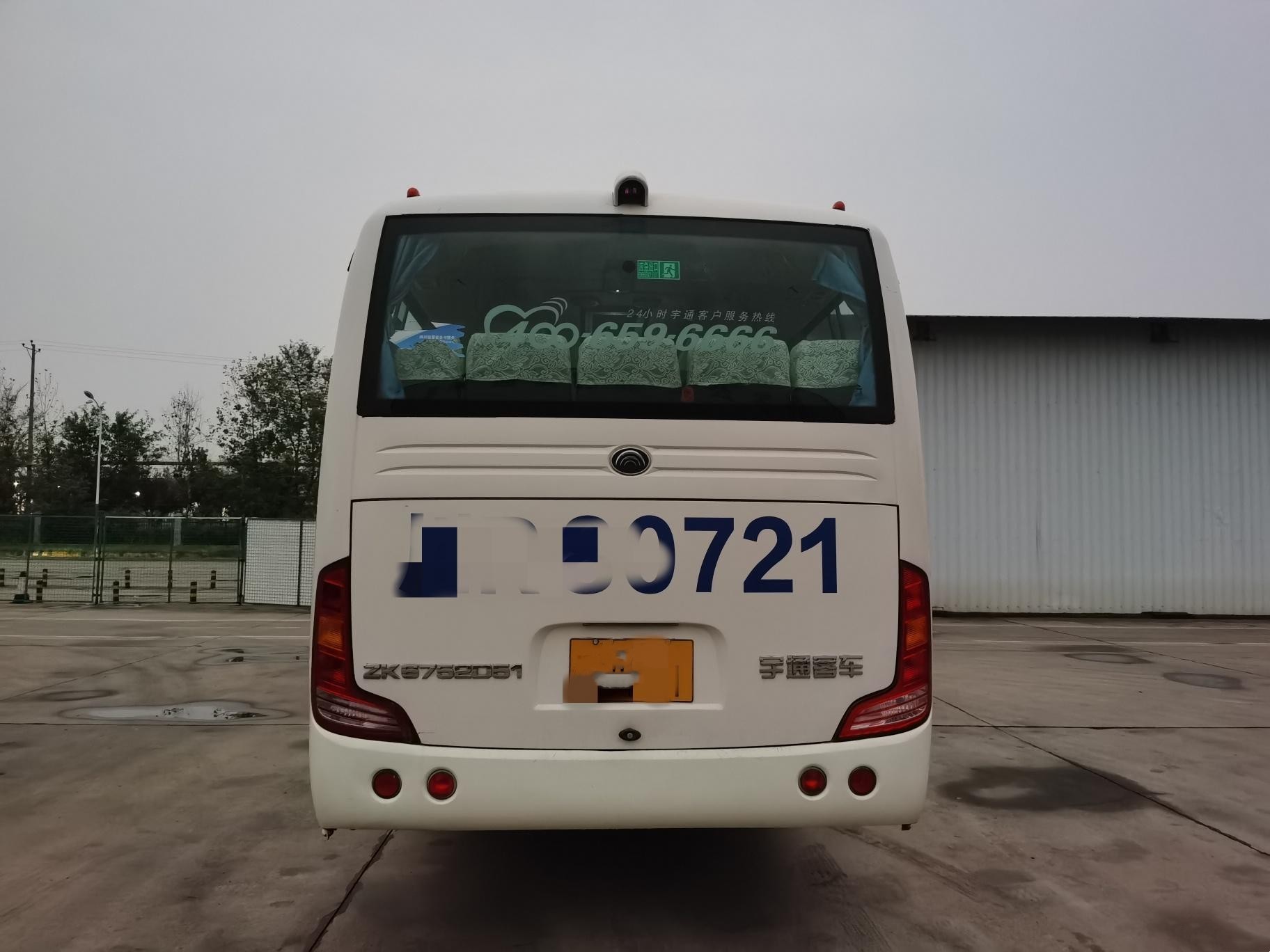 29 Seats Front Engine Used Coach Bus Zk6752d Weichai 140kw Mini Transportation