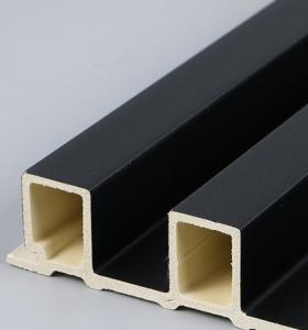 China Decorative House Building Materials Economical Wooden Grain PVC WPC Wall Panels factory