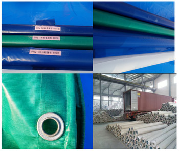 0.6mm Waterproof Fabric Tarp , Coloured Tarpaulin Sheets Customized Type