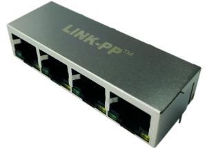 China ARJM14A2-805-BB-CW2 1X4 Port Ethernet Multi - Port Rj45 MagJack 2.5G Base-T factory