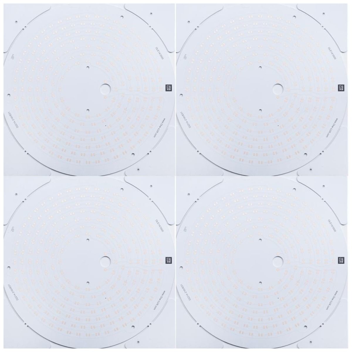 Led Al Aluminum PCB Board 1.6mm White Solder Mask Single Layer ODM