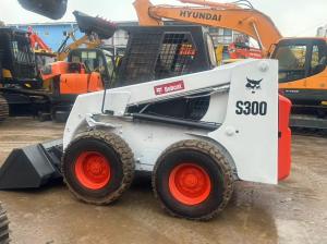 China Used Bobcat S300 Mini Skid Steer Loader, Second Hand Bobcat Skid Loader 1m³ 60KW factory