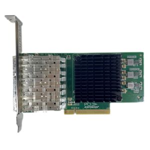 China HZ10N10F4 10G 4-Port PCIe Gen3x8 Network Card with 8W Power factory