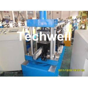 HRC, CRC, GI, 5.5KW 12 Stations U Channel Purlin Roll Forming Machine with PLC