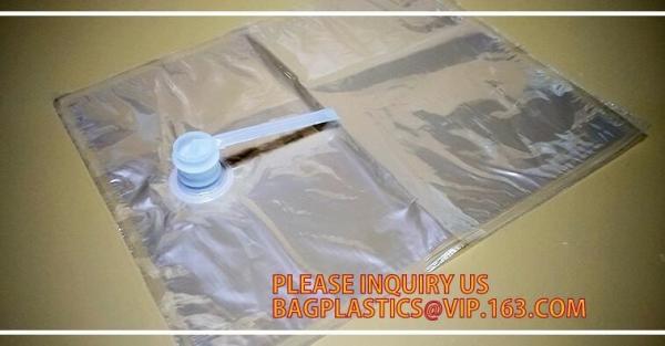 Aseptic foiled packaging bag in box for wine/juice/carbonated beverage,3L