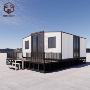 China Adjustable Foldable 20ft Container Prefab Homes Customized factory