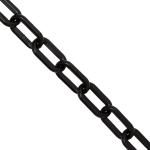 Black Plastic Barrier Chain Customizable for Weatherproof Protection and Safety