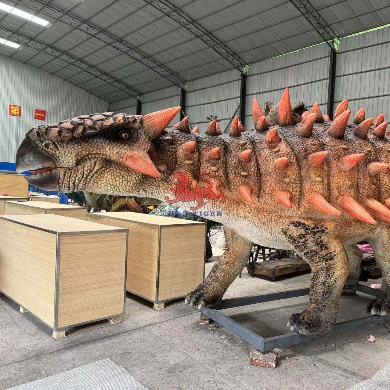 Animated Realistic Animatronic Dinosaur Ankylosaurus Dinosaurs