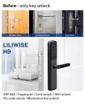 Tuya WiFi Smart Electric Digital Door Lock Waterproof Fingerprint Door Locks
