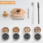 Hot Sale Wooden Cocktail Smoker Kit with Wooden Box Premium Wood Shavings and