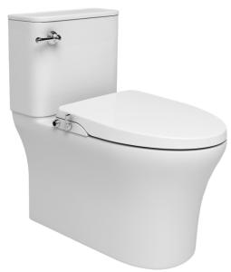 China PP Plastic Elongated Toilet Seat Non Electric Bidet With Cleaning Nozzles factory