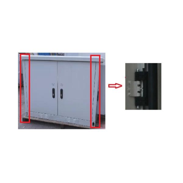 Sunproof Rainproof Outdoor Telecom Cabinet Wall Mounted 19 Inch Rack Enclosure