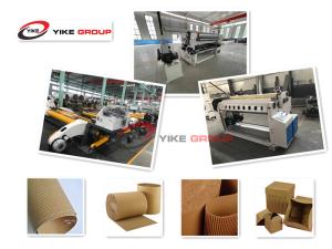 China Corrugated Sheet 2 Layer Single Facer Line Semi Automatic factory