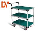Turn Over Colorful Pipe Metal Work Cart Anti Static With Steel Plate Extrusion