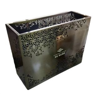 Custom hollow out flower pot extra large rectangular planter