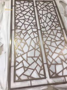 China Laser Cut Stainless Steel Room Divider 40mm Thickness GB Standard factory
