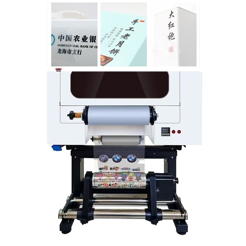 China 30 Double Head UV Sticker Printing Machine Mobile Cover Printer factory