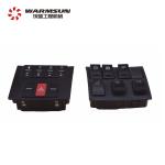 Truck Crane Parts 60346000 Plastic And Copper Bus Key Panel Black For Crane