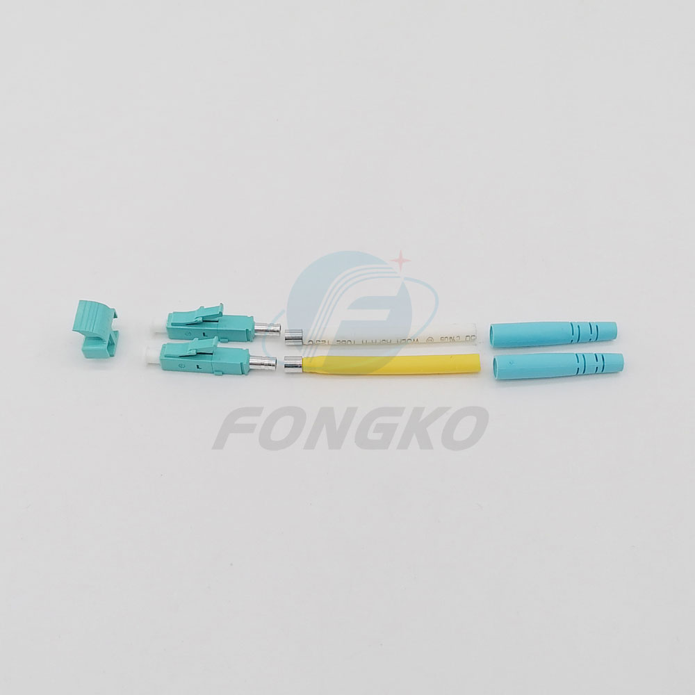 In stock OEM Fiber Optic Connector Kit OM3 Duplex 2.0mm Lc PC UPCFiber Optical Connector