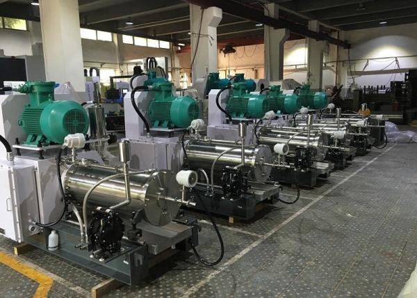Pesticid SC Production High Production Capacity 60L Horizontal Bead Mill With