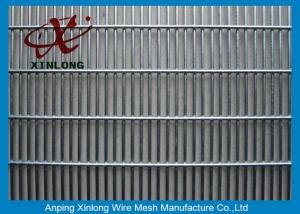 China Anti Climb Mesh Fence / Galvanized Walkway School Security Fencing factory