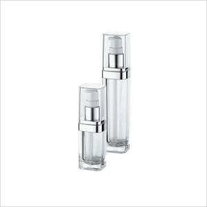 China Cream Serum Cosmetic Lotion Bottle Acrylic Face Empty Airless Pump Bottle factory