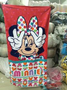 China Disney Cartoon Mickey Bath Towel Beach Towel Swimming Towel 70*140cm 300g factory