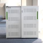 Commercial 0.5-1.2mm Metal Sliding Door Display Cabinet For Office