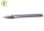 Metal Removal Solid Carbide Burrs , Aluminum Cut Carbide Burrs Shape G Tree
