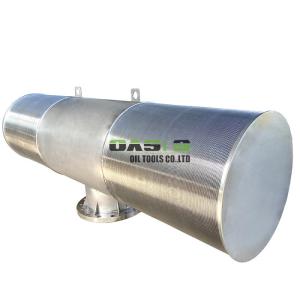 China Seawater Intake System for Desalination and High Capacity 316L stainless steel Grade Wedge Wire Passive Intake Screen factory