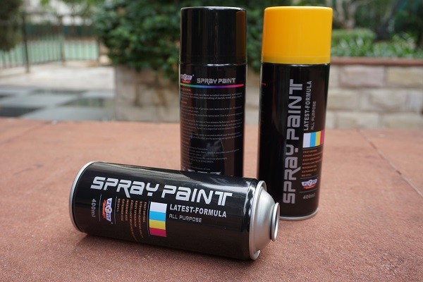 China SGS Gold Water Based Acrylic Spray Paint 400ml Strong Covering Power factory