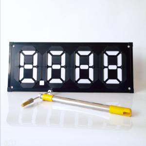 China Reflective Fuel Price Flip Signs Gas Station Gas Price Sign factory