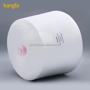 China Manufacture Produce 1.25kg Raw White 60/2 Spun Polyester Yarn with Chemical Resistance factory