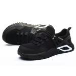 Fly Knitting Safety Shoes For Women Lightweight Steel Toe Shoes