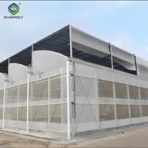 China 4m Height Steel Structure Greenhouse Gothic Type Easy Installation factory