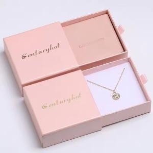 China Matt Lamination Slide Out Jewelry Box With Foam Tray Eco Friendly factory