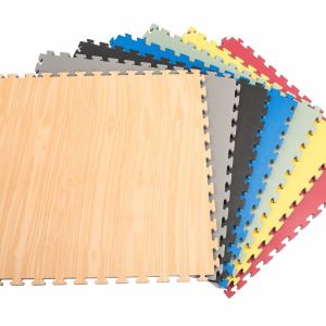 China Wood Design 1*1m 30mm Reversible Gym Foam Mat Squares on sale