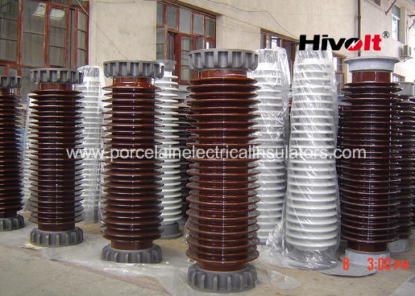 Station Post Insulators Without Conductor , Line Post Insulators White / Brown /