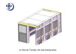 500 Persons Cleanroom Air Shower Tunnel With Auto Sliding Doors