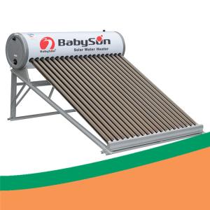 China Grey Active 180L Sun Solar Water Heater With Electric Backup factory
