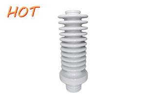 China Gas Insulated Bushing Used For Circuit Breaker / White Glazed / Korea factory