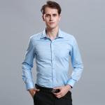 Spring Fashion Custom Business Shirts / Men Casual Work Long Sleeve Shirts 60%