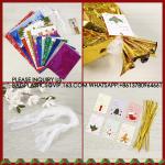 Gift Bags,Assorted Size Christmas Gift Bags With Tags,Christmas Drawstring Gift