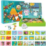 Forest Animal Jigsaw Puzzles Magnetic Puzzles For Preschooler For Kids Ages 4-8