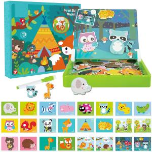 China Forest Animal Jigsaw Puzzles Magnetic Puzzles For Preschooler For Kids Ages 4-8 60pcs factory