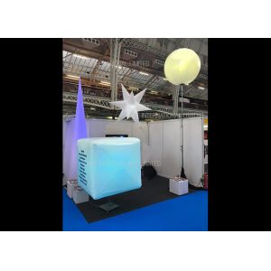Free Switch RGB Inflatable Led Light , Tripod Stand Dimmable Inflatable Led