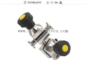China SS316L DN8 DONJOY 3way Sanitary Diaphragm Valve factory