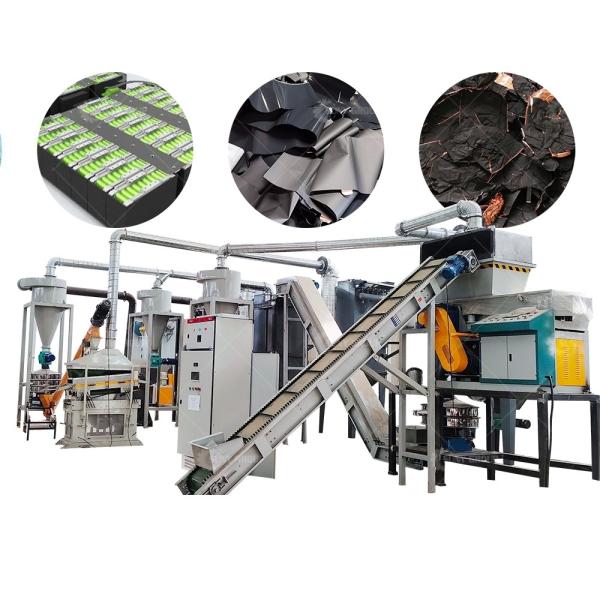 Lithium Battery Recycling Machine for Black Mass in Manufacturing Plant Weight