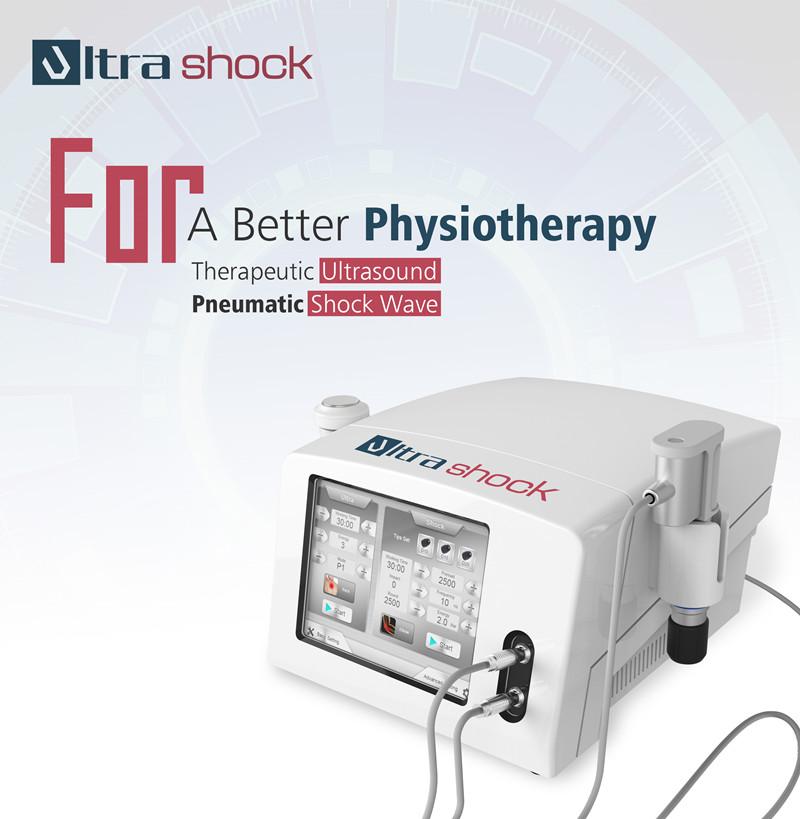 Pneumatic Shockwave Ultrasound Physiotherapy Machine For Sport Injury Recover