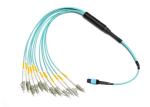 LSZH Fiber Optic Cable Patch Cord , 12 / 24 Core Lc Fiber Patch Cord For Patch